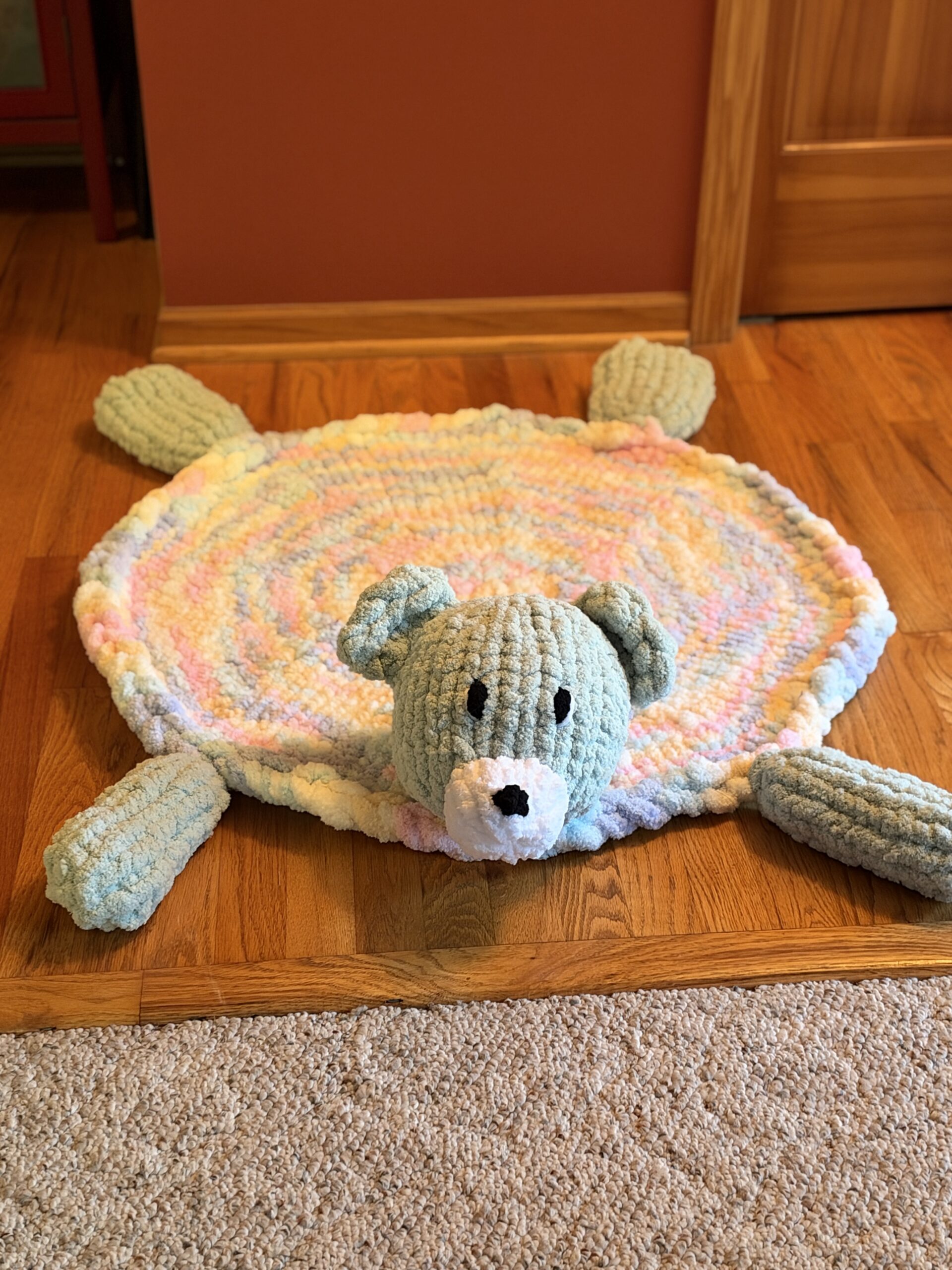 Minty Bear Playmat