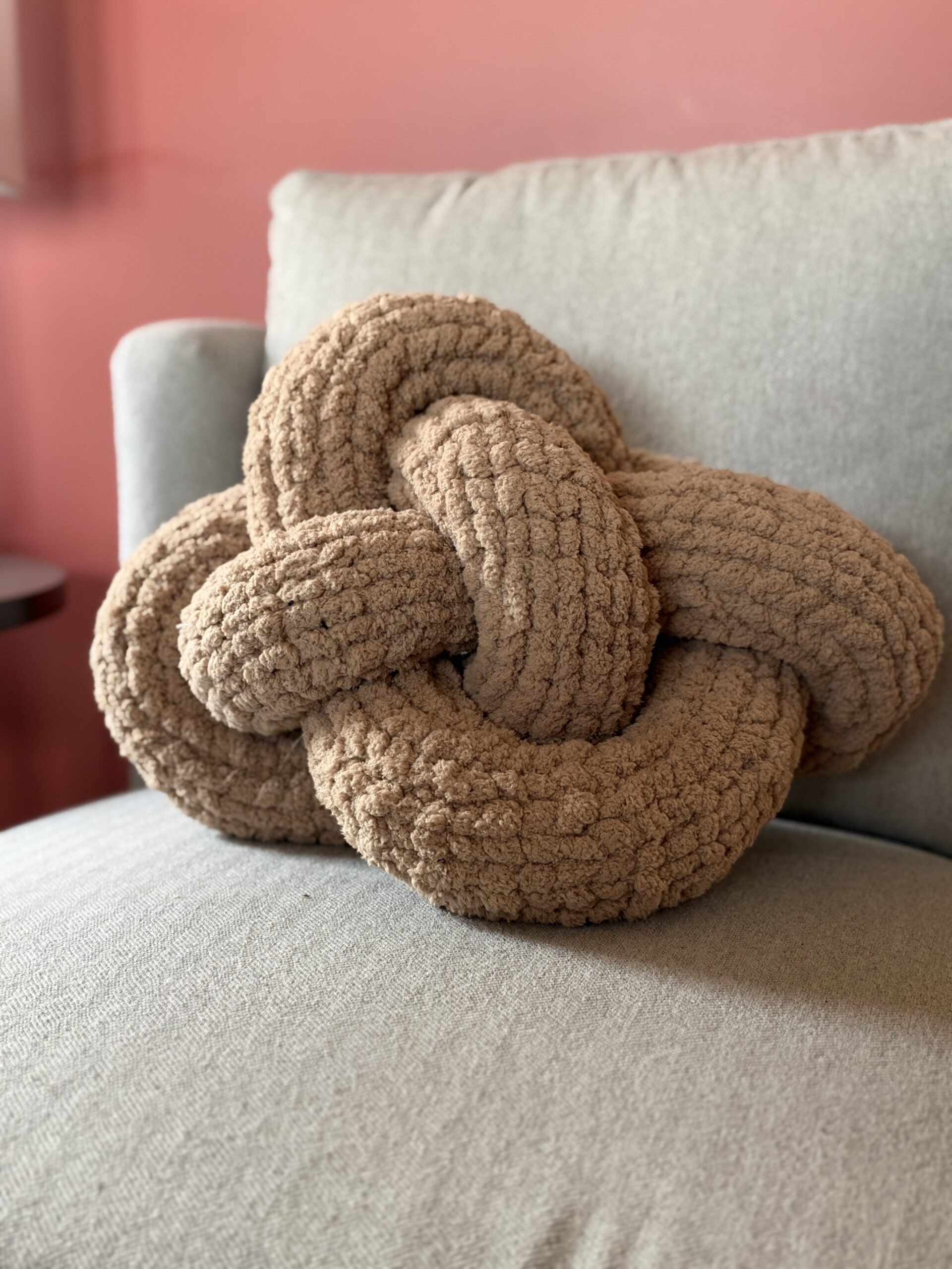 Warm Embrace Knot Pillow