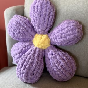 Lavendar Blossom Pillow